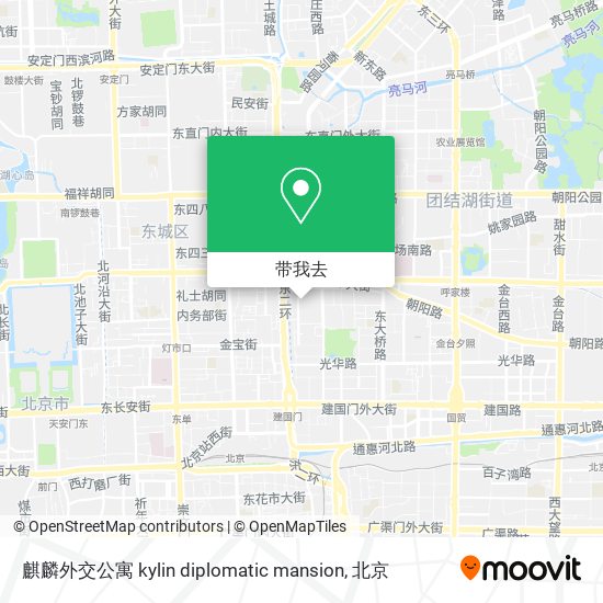 麒麟外交公寓 kylin diplomatic mansion地图