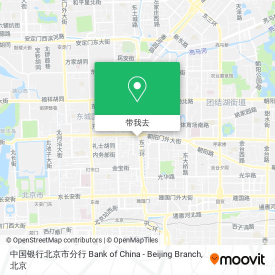 中国银行北京市分行 Bank of China - Beijing Branch地图