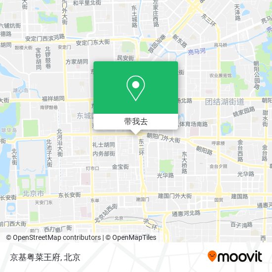 京基粤菜王府地图
