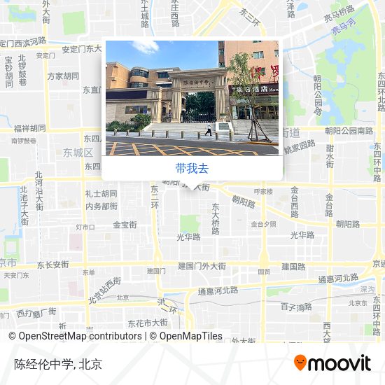 陈经伦中学地图
