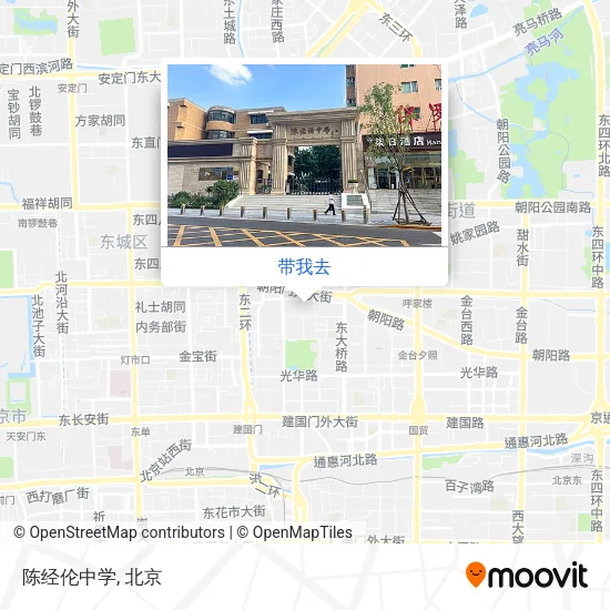 陈经伦中学地图