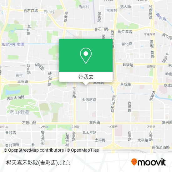 橙天嘉禾影院(吉彩店)地图