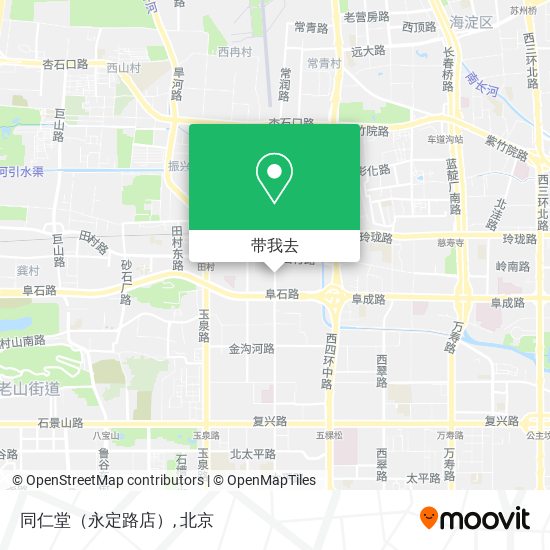 同仁堂（永定路店）地图