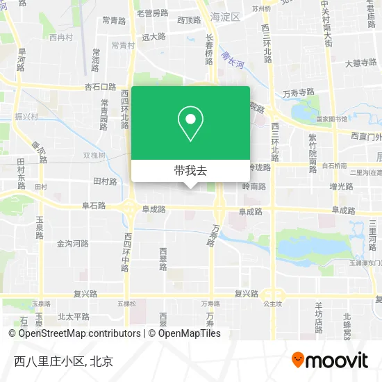 西八里庄小区地图