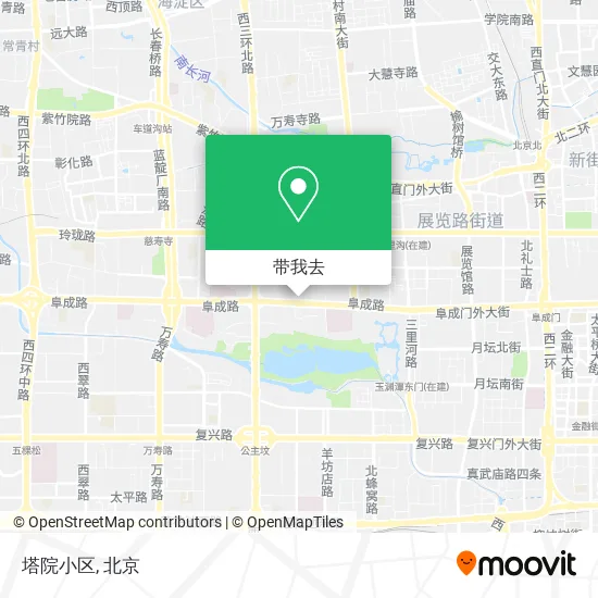 塔院小区地图