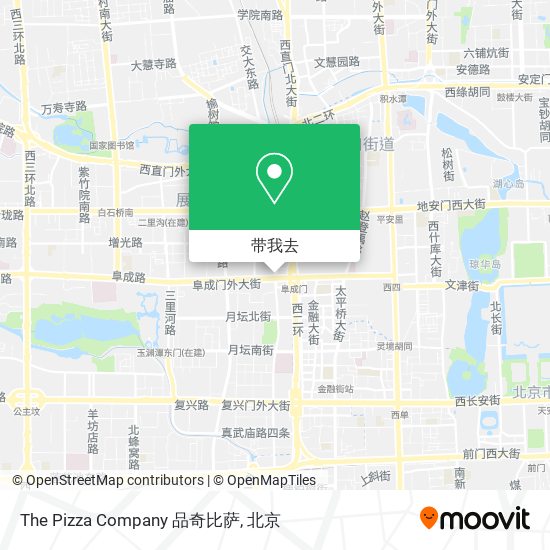 The Pizza Company 品奇比萨地图
