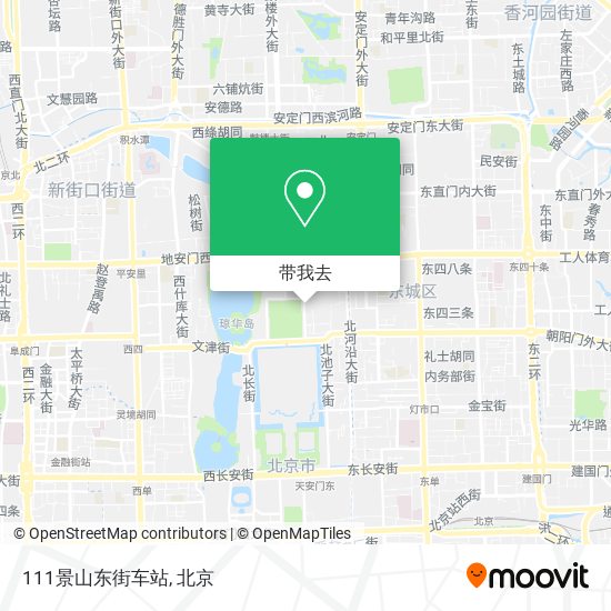 111景山东街车站地图