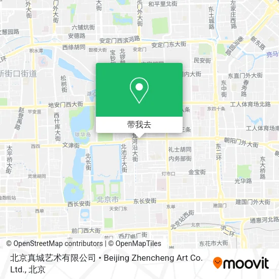 北京真城艺术有限公司 • Beijing Zhencheng Art Co. Ltd.地图