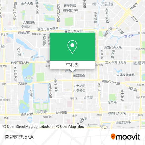 隆福医院地图