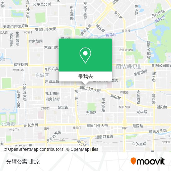 光耀公寓地图