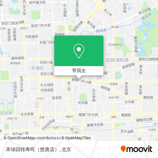 禾绿回转寿司（悠唐店）地图