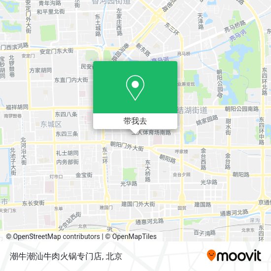 潮牛潮汕牛肉火锅专门店地图