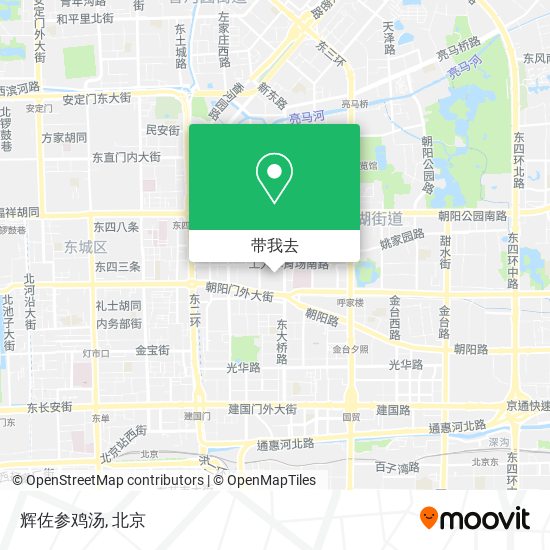 辉佐参鸡汤地图