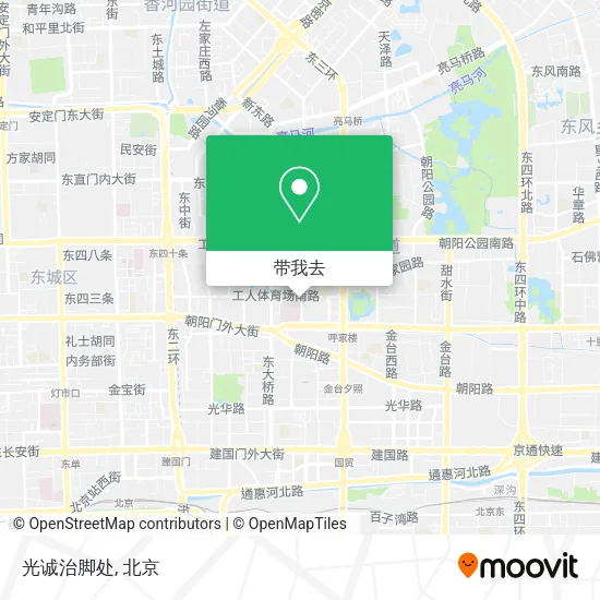 光诚治脚处地图