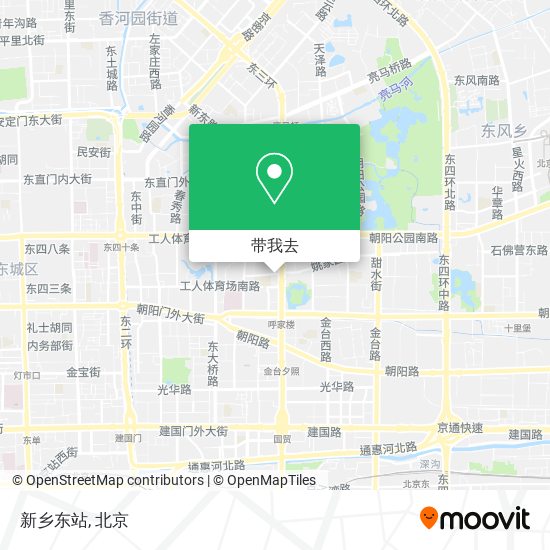 新乡东站地图