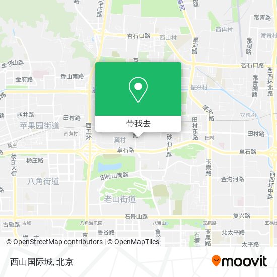 西山国际城地图