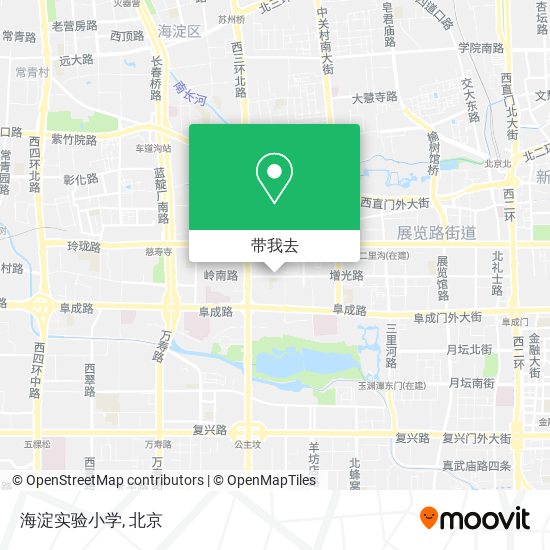 海淀实验小学地图