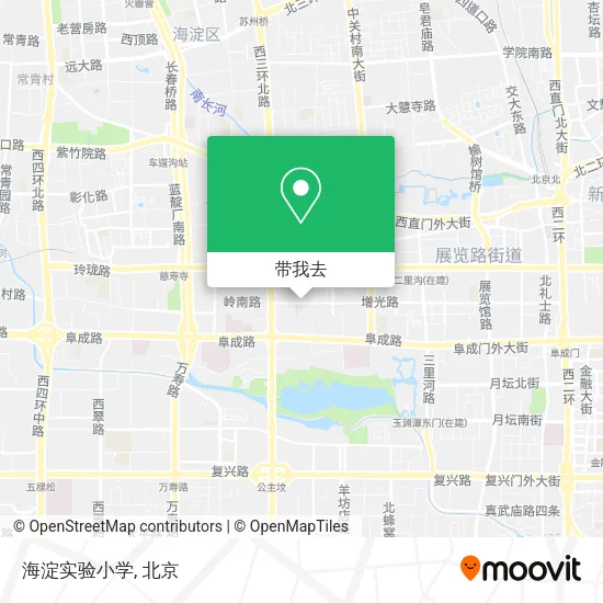 海淀实验小学地图