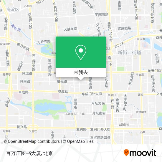 百万庄图书大厦地图