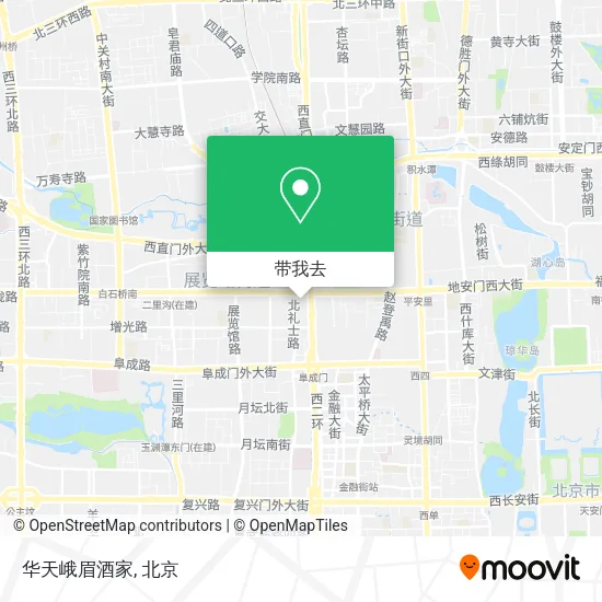 华天峨眉酒家地图