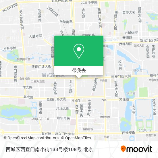 西城区西直门南小街133号楼108号地图