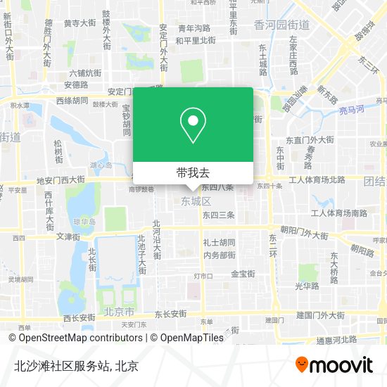 北沙滩社区服务站地图