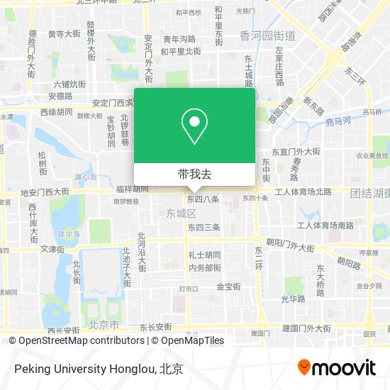 Peking University Honglou地图