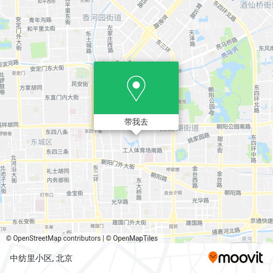 中纺里小区地图