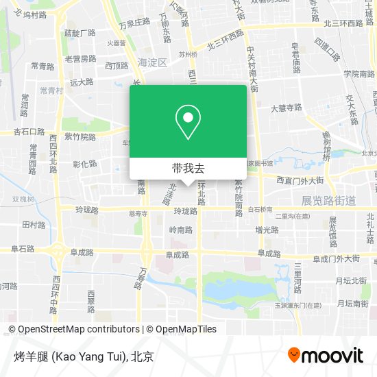 烤羊腿 (Kao Yang Tui)地图