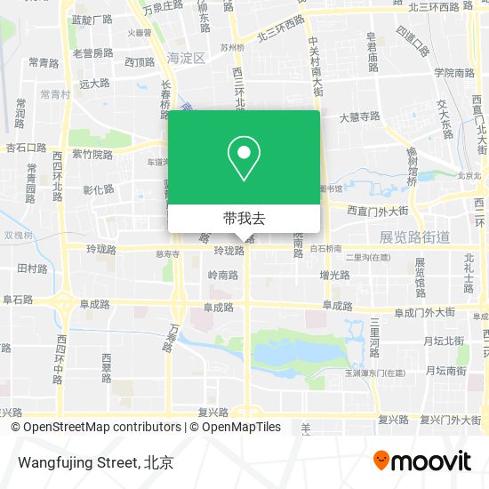 Wangfujing Street地图