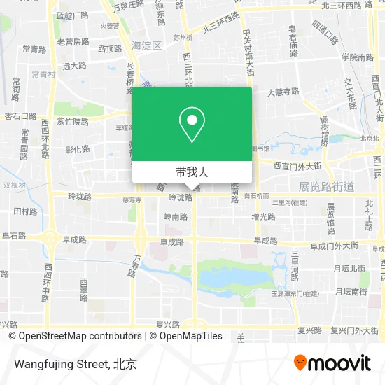 Wangfujing Street地图