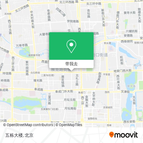 五栋大楼地图