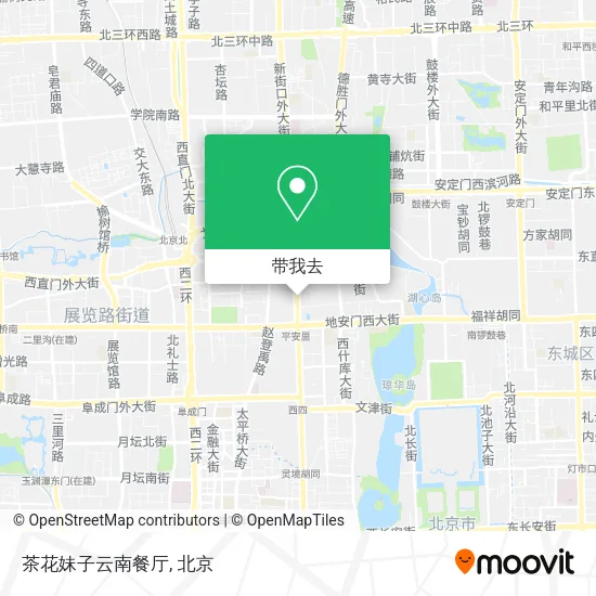 茶花妹子云南餐厅地图