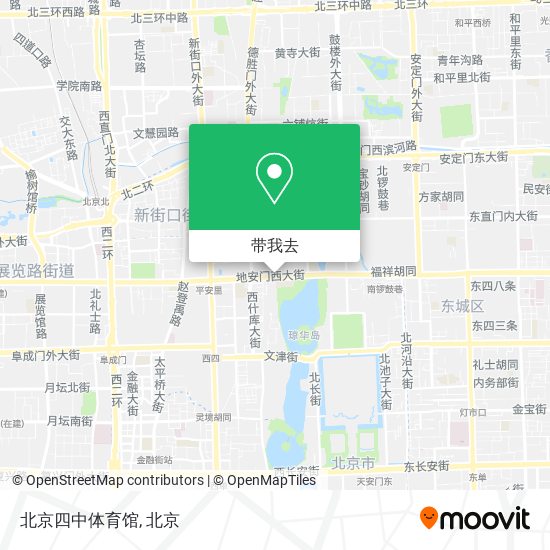 北京四中体育馆地图