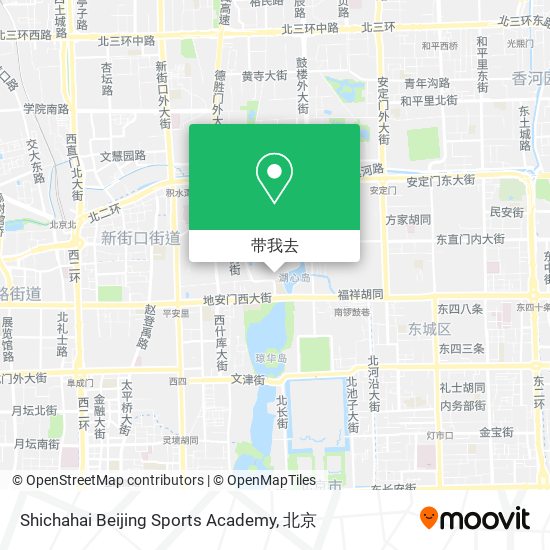Shichahai Beijing Sports Academy地图
