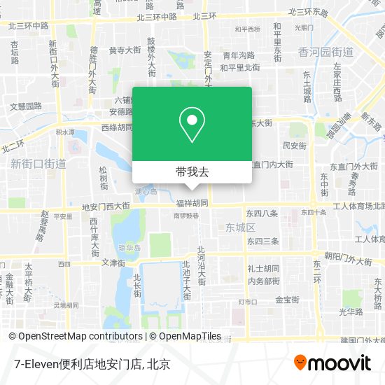 7-Eleven便利店地安门店地图