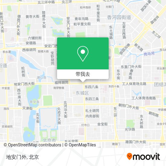 地安门外地图
