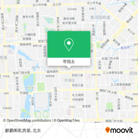 麒麟阁私房菜地图