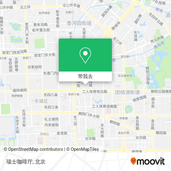 瑞士咖啡厅地图