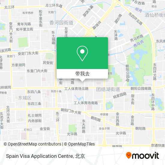 Spain Visa Application Centre地图