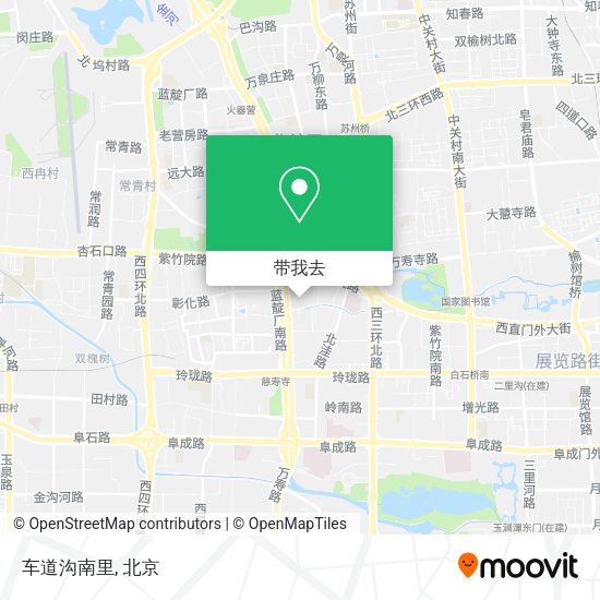 车道沟南里地图