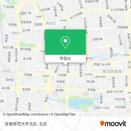 首都师范大学北区地图