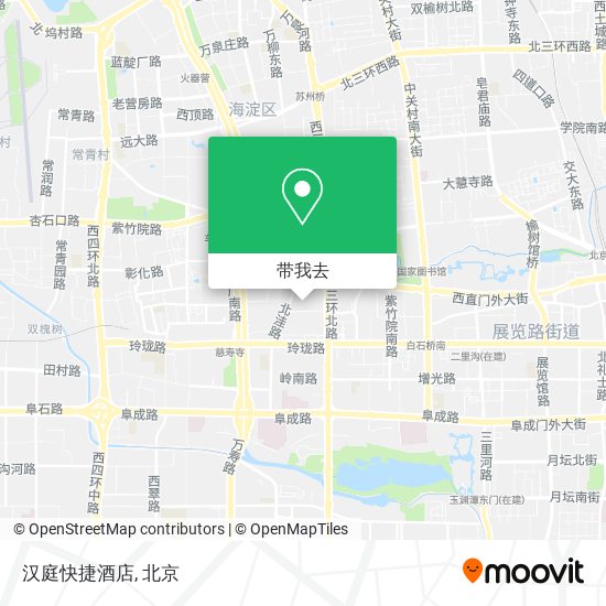 汉庭快捷酒店地图