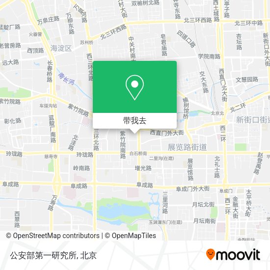 公安部第一研究所地图