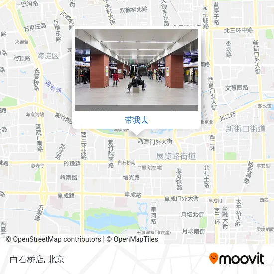 白石桥店地图
