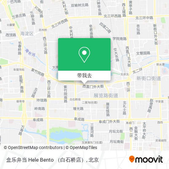盒乐弁当 Hele Bento （白石桥店）地图