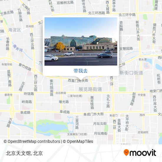 北京天文馆地图