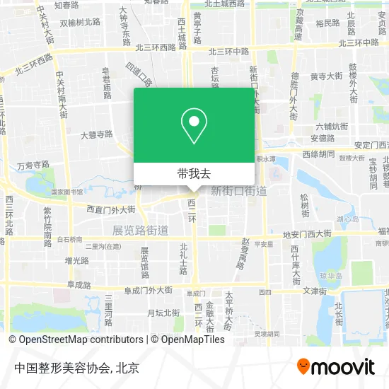 中国整形美容协会地图