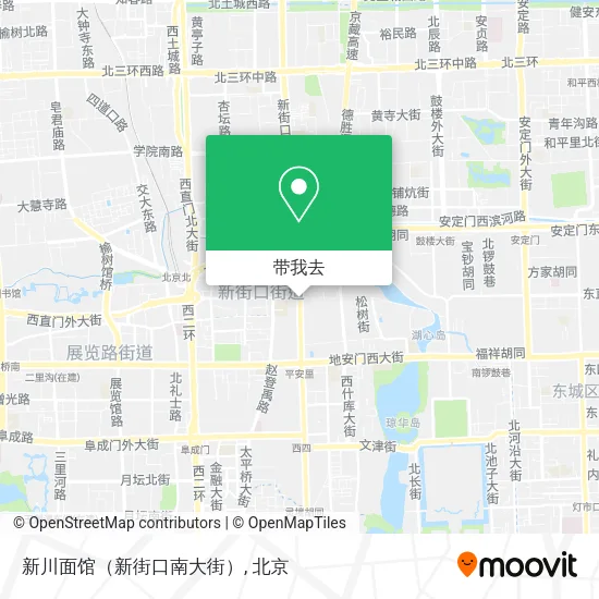 新川面馆（新街口南大街）地图