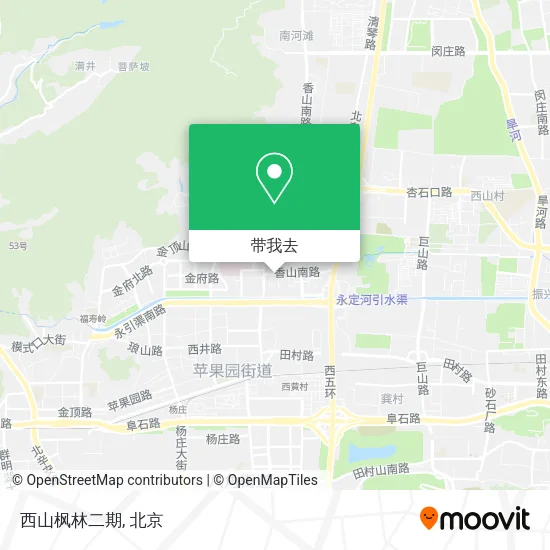 西山枫林二期地图